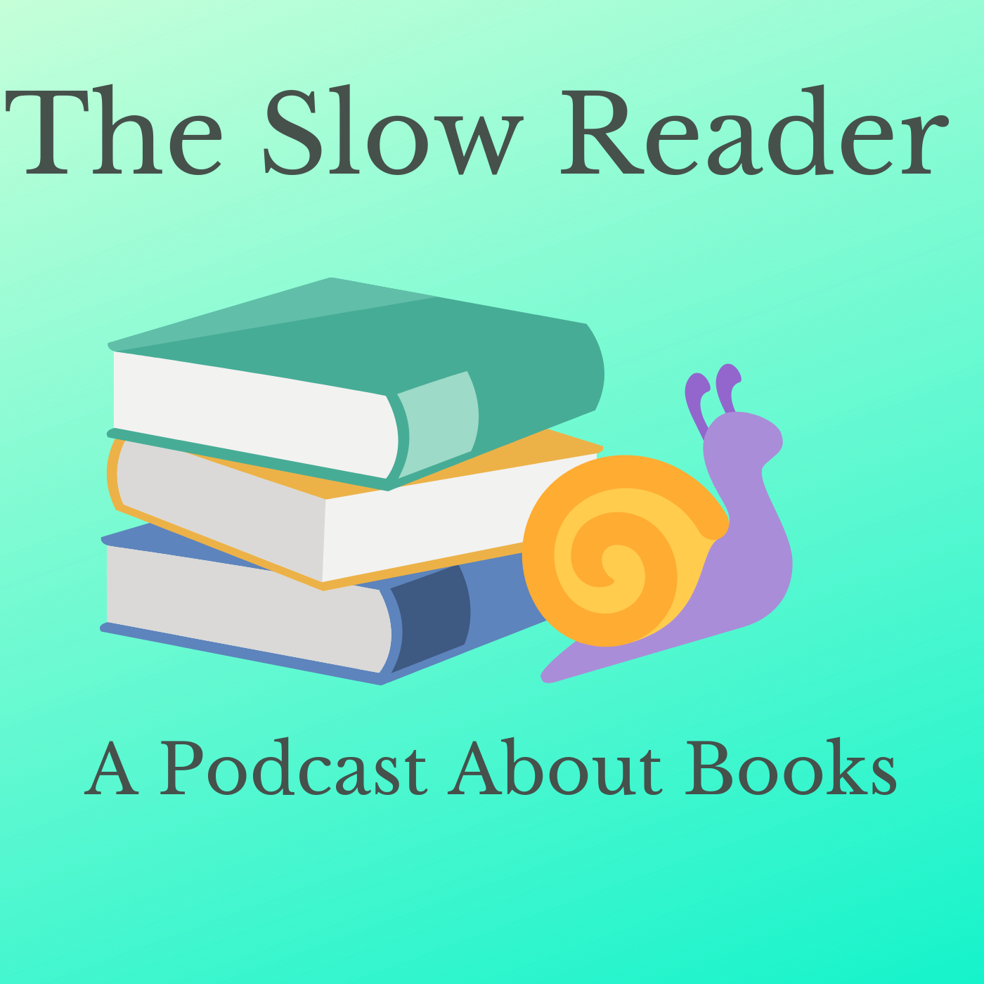 The Slow Reader podcast logo